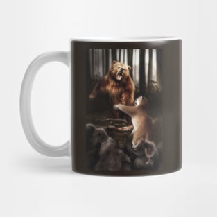 Grizzly vs Cougar Mug